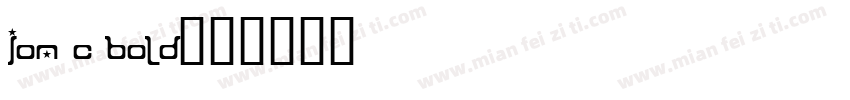 ION C Bold字体转换